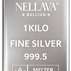 Nellava Bullion Silver Bar 1 Kilo