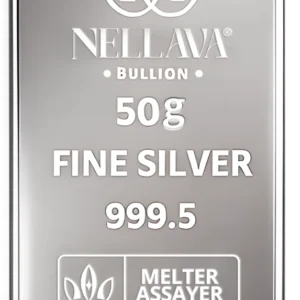 Nellava Bullion Silver Bar 50g